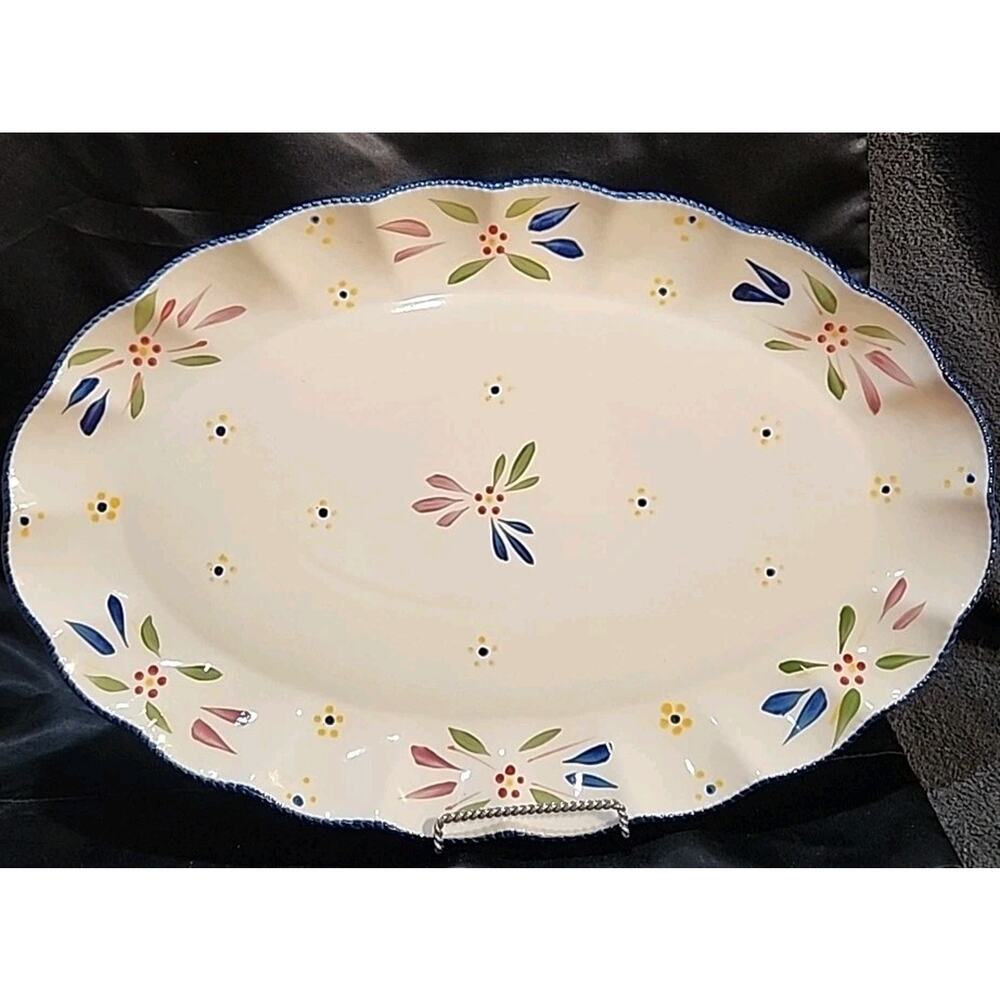 Temp-tations 18" Platter Old World Fireworks